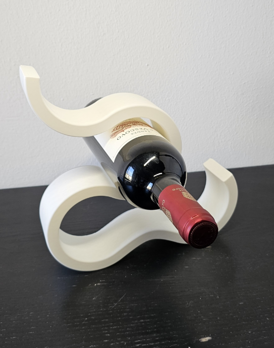 Stylish 3D Printed Wine Rack