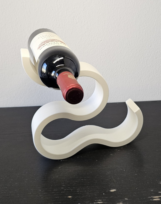 Stylish 3D Printed Wine Rack