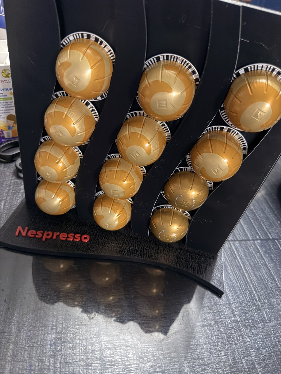 Vertuo Pod Organizer - Black Storage Solution for Coffee Pods - Organize Your Pods Efficiently - Perfect for Home Use